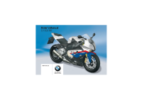 BMW S1000RR - Owners manual EN 2009 